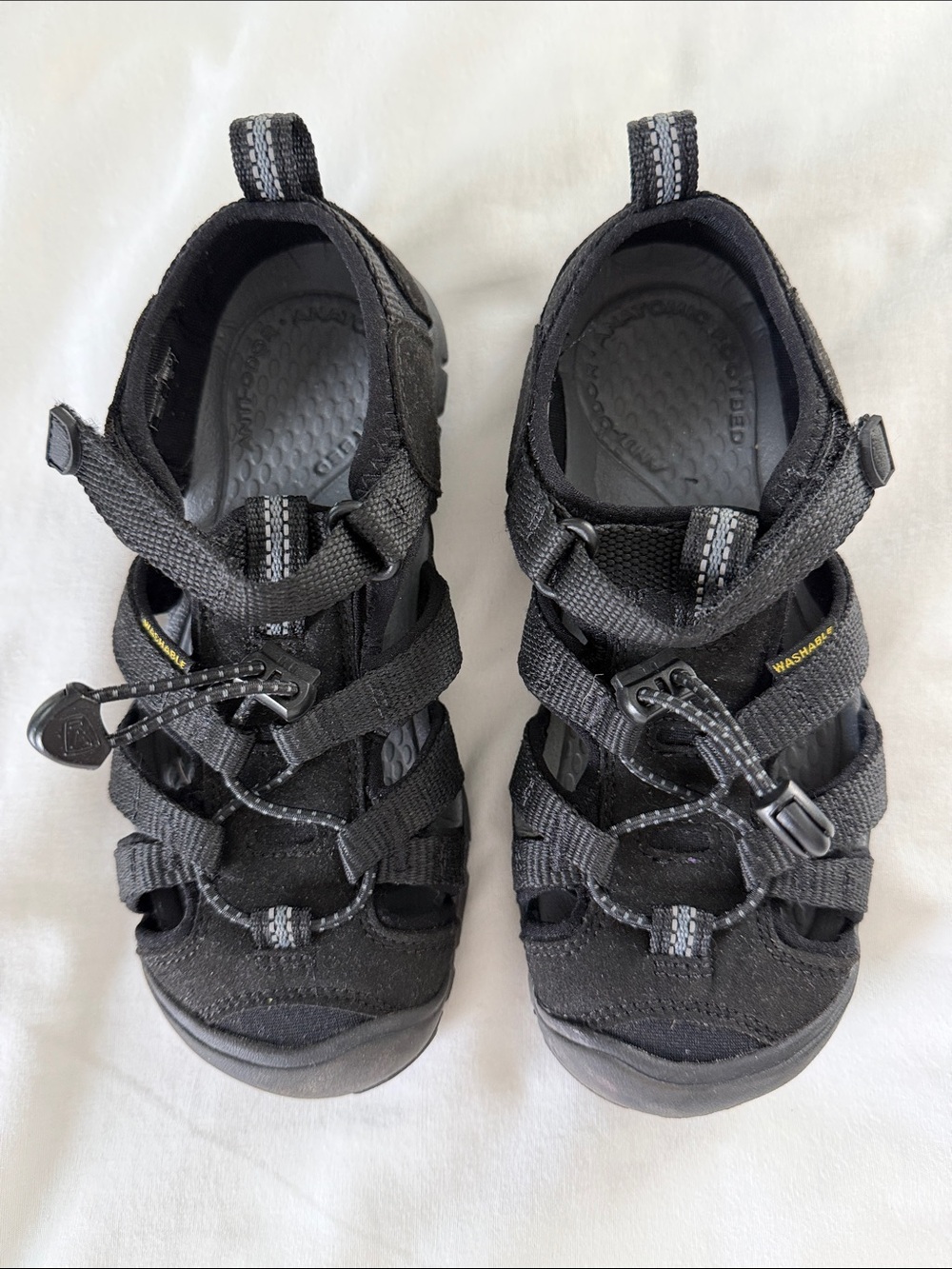 KEEN Newport Outdoor Sandals Black Unisex Size 13 Kids